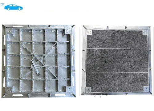 Stainless Steel Medium Duty Airtight & Watertight Recessed Manhole Cover & Frame